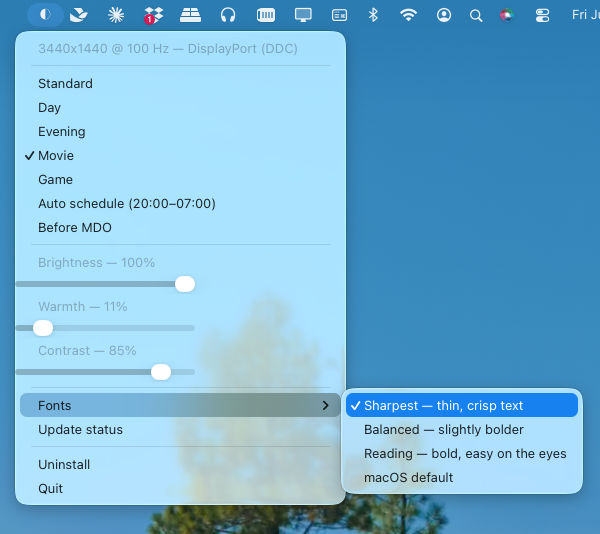 Mac Display Optimizer preview