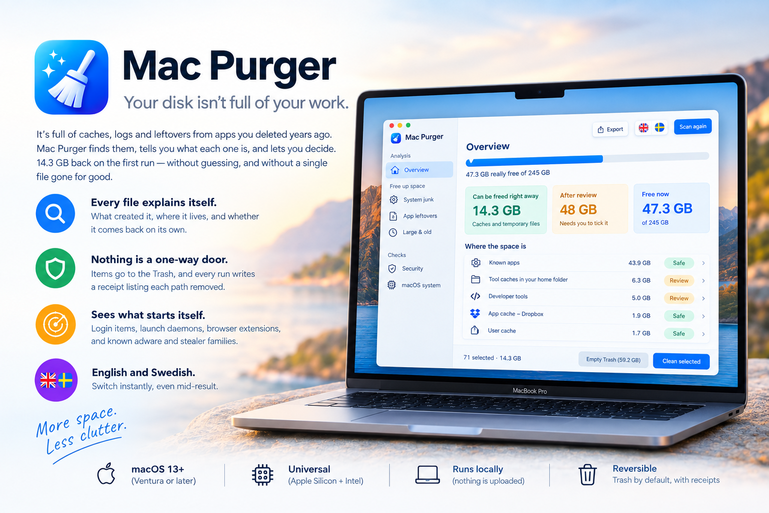 Mac Purger: macOS Cleanup screenshot 2