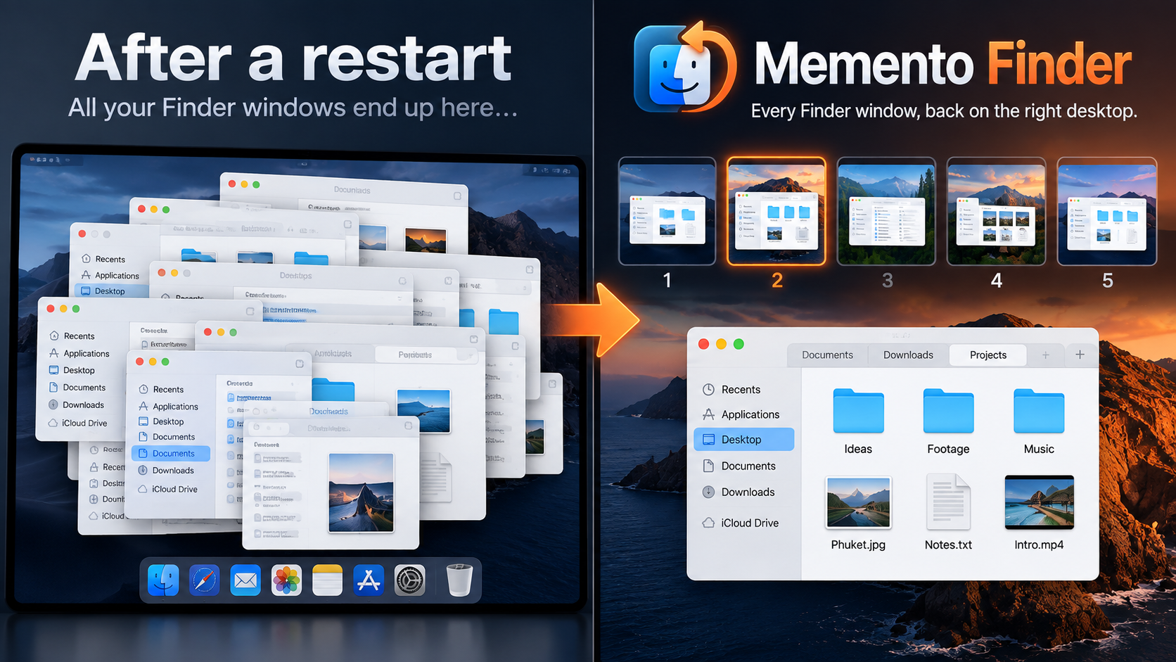 Memento Finder: Restore Finder Windows screenshot 2
