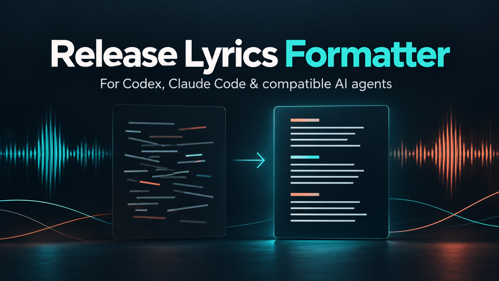 Release Lyrics Formatter preview