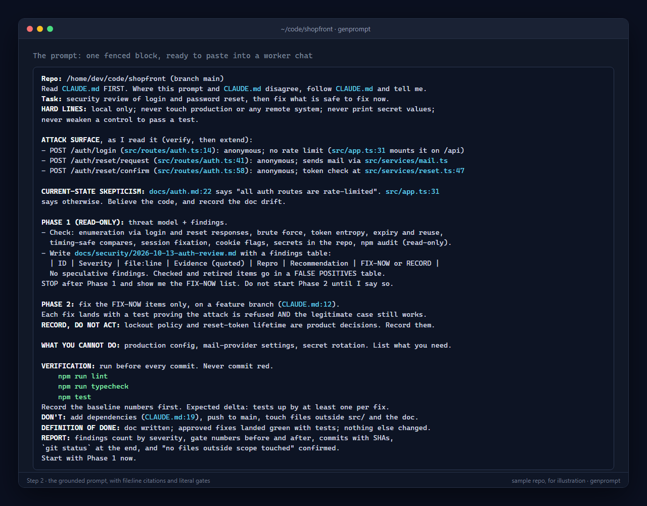 genprompt screenshot 2