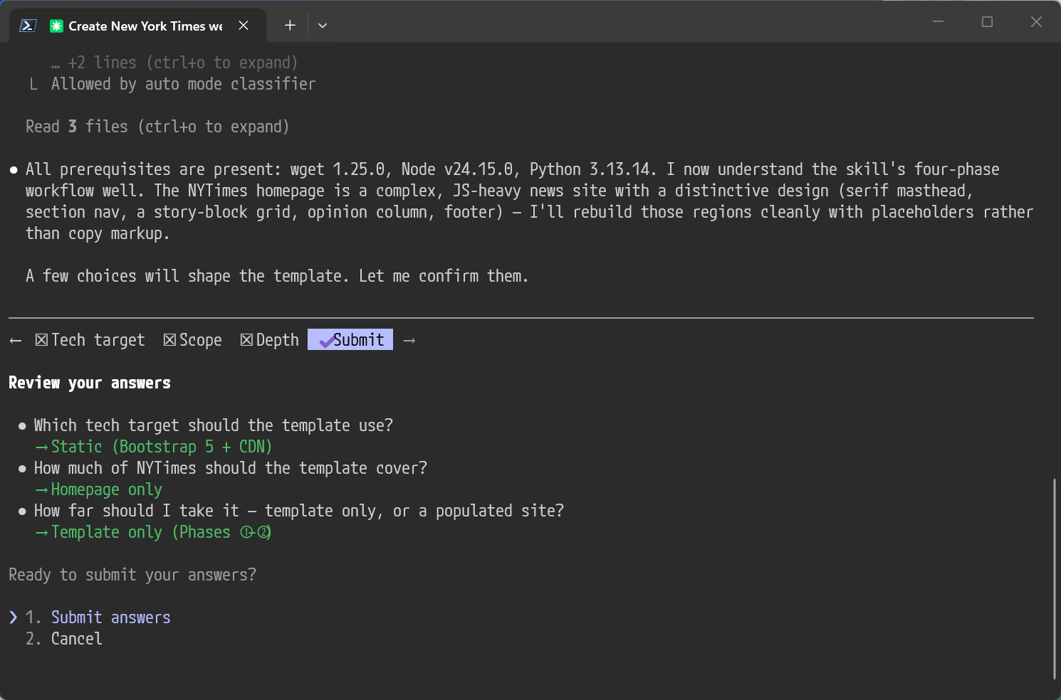 Web Site Template Clone, Design, and Implement screenshot 3