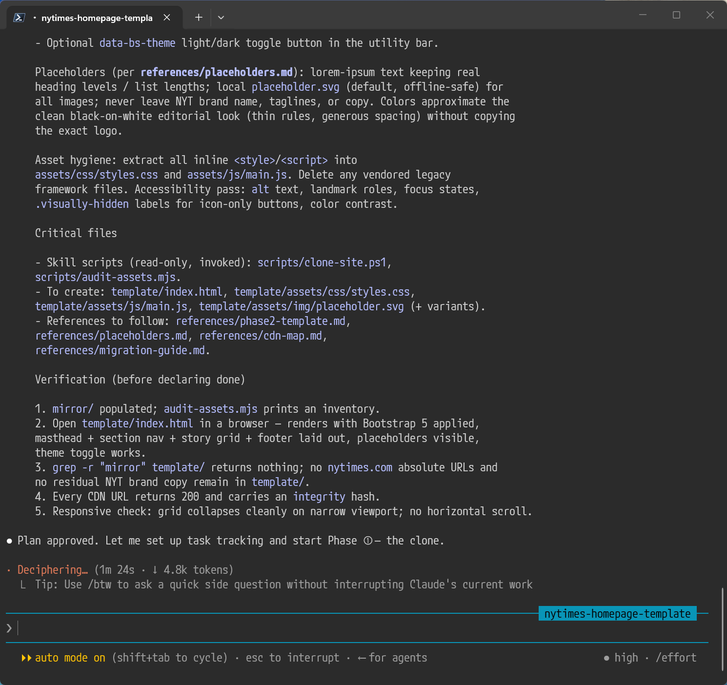 Web Site Template Clone, Design, and Implement screenshot 4