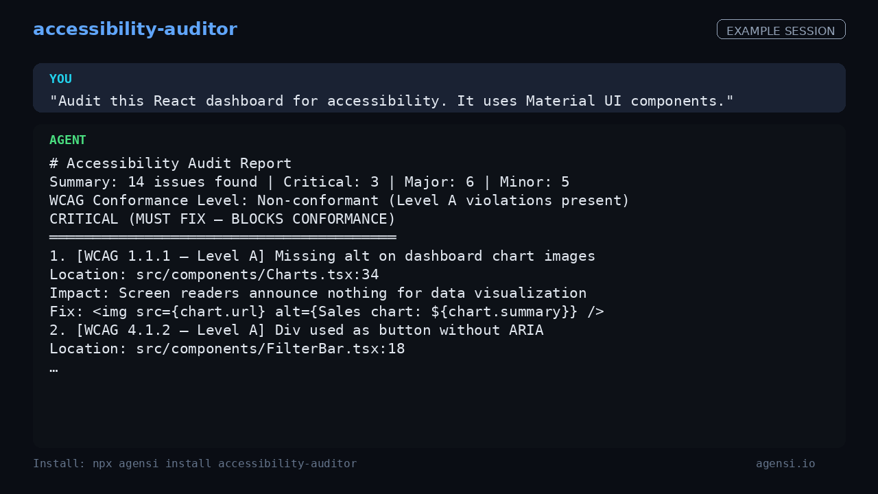Accessibility Auditor preview