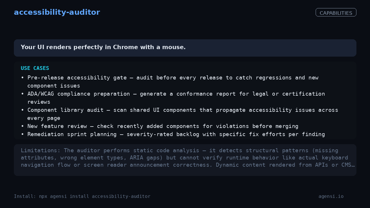 accessibility-auditor screenshot 2