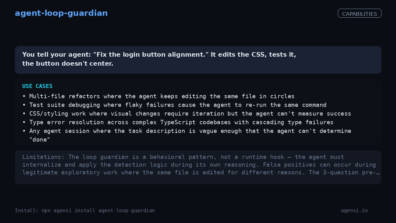 agent-loop-guardian screenshot 2