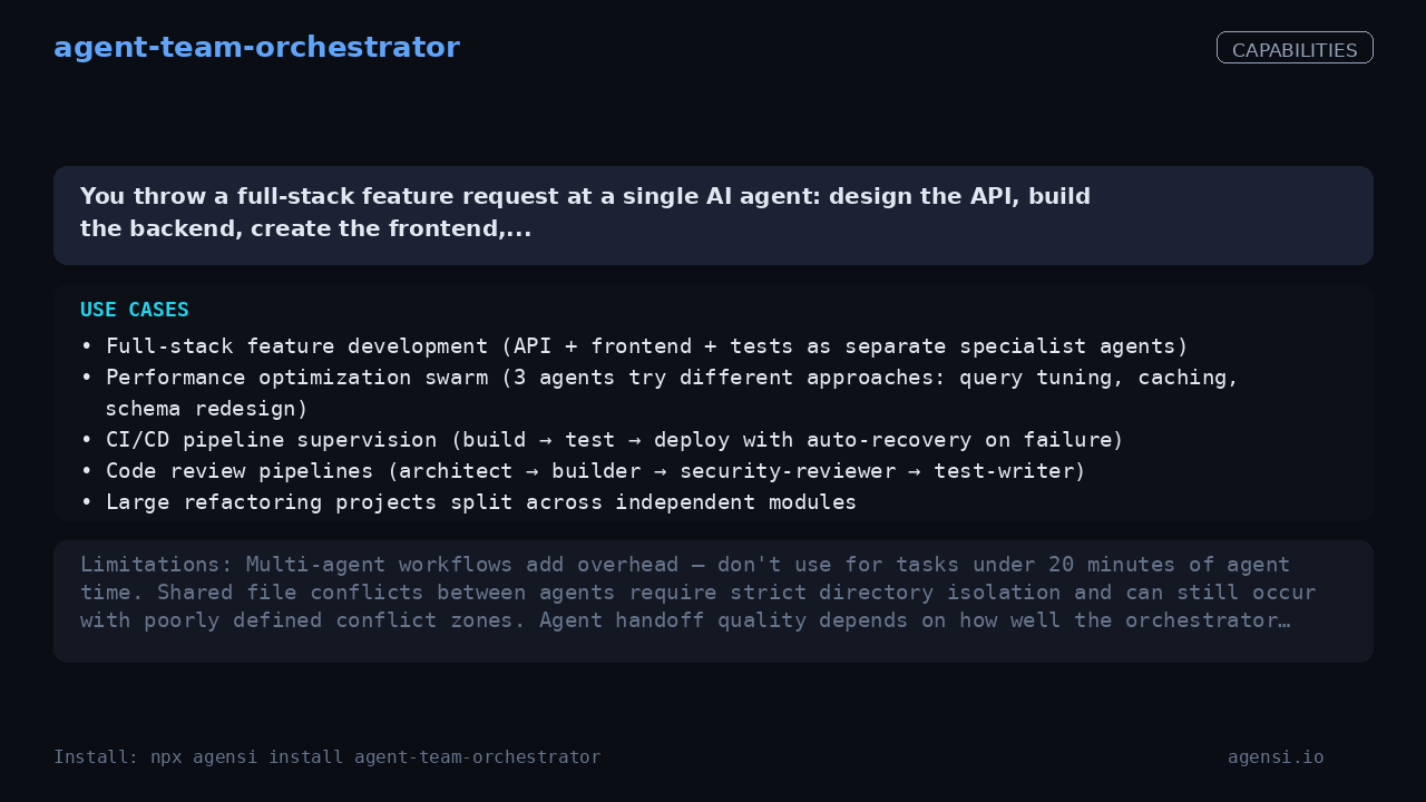 agent-team-orchestrator screenshot 2