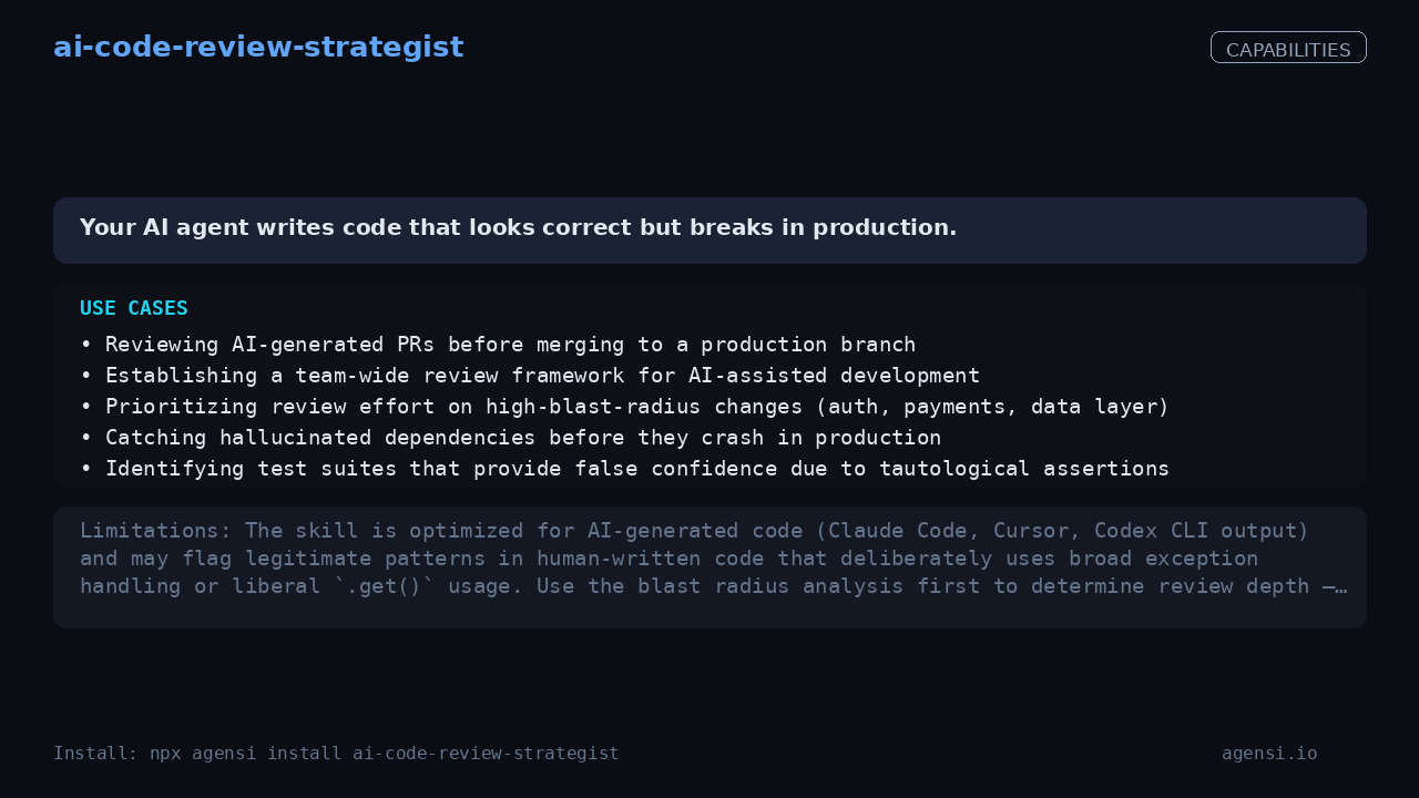 ai-code-review-strategist screenshot 2
