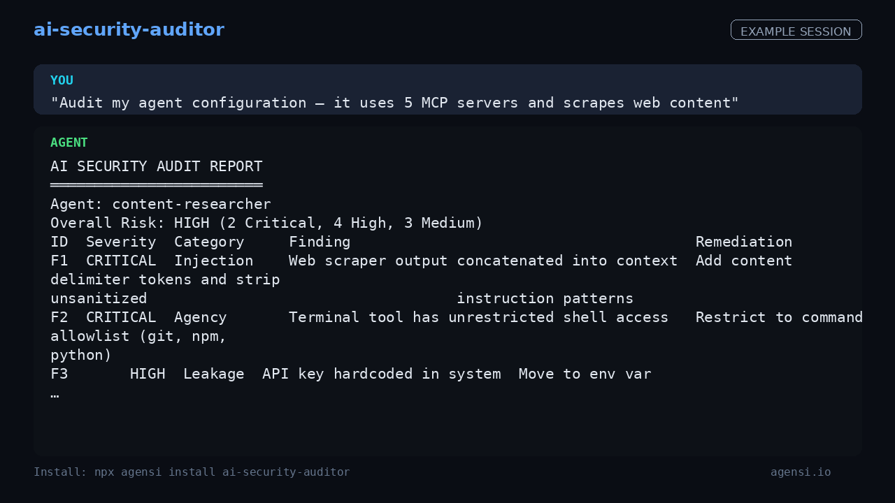 ai Security Auditor preview