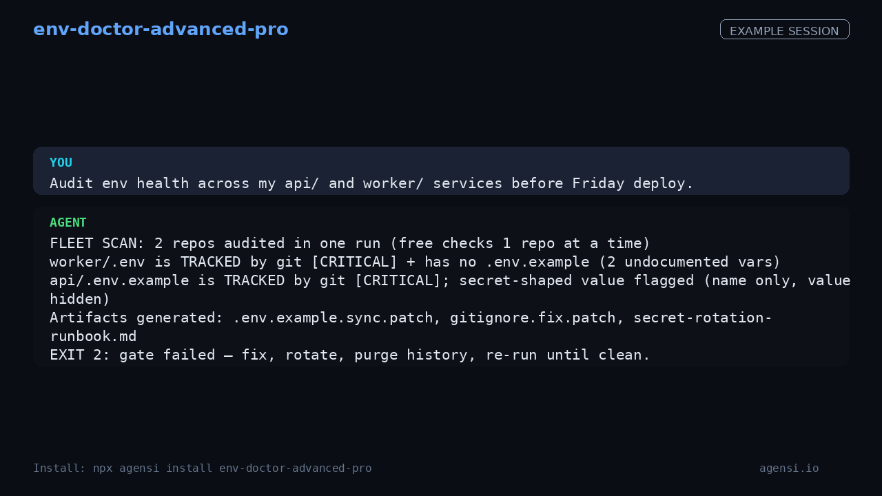 Env Doctor Advanced Pro preview