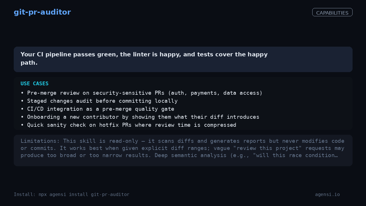 git-pr-auditor screenshot 2