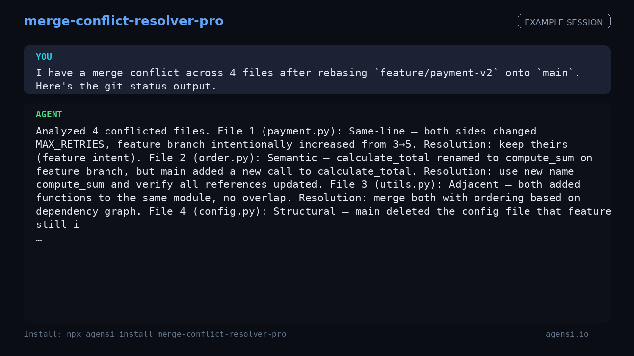 Merge Conflict Resolver Pro preview