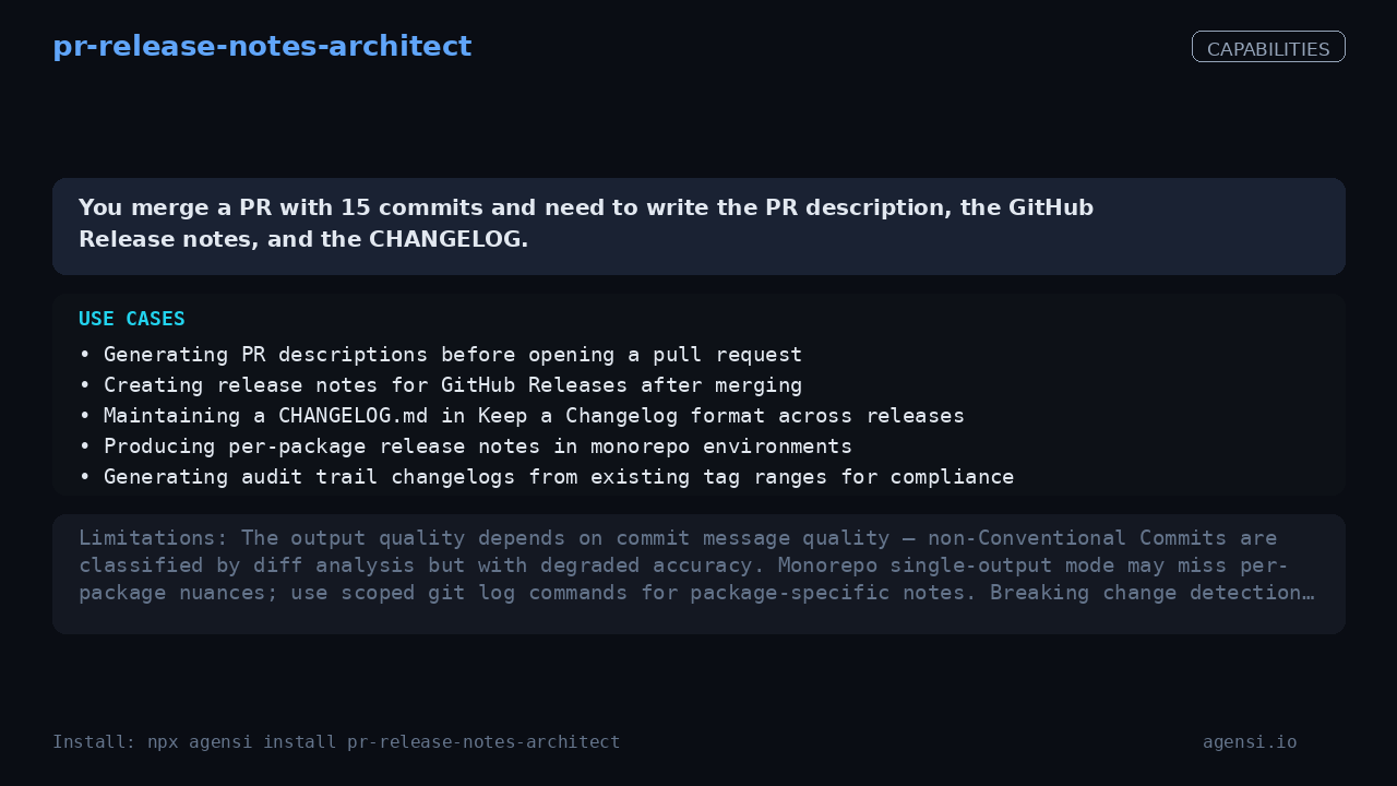 pr-release-notes-architect screenshot 2