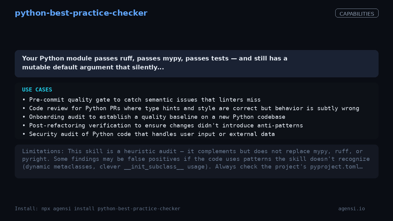 python-best-practice-checker screenshot 2