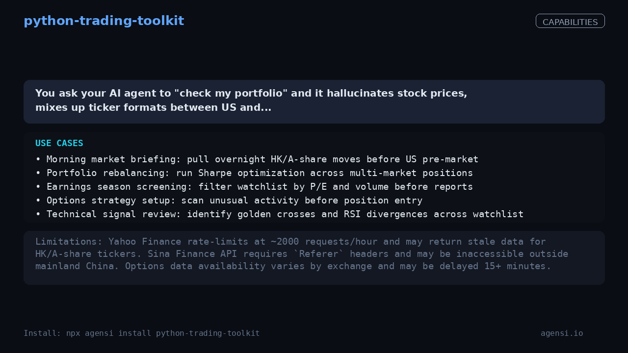 python-trading-toolkit screenshot 2