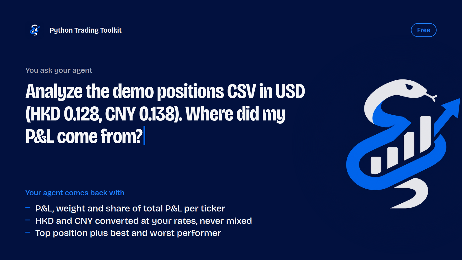 Python Trading Toolkit preview