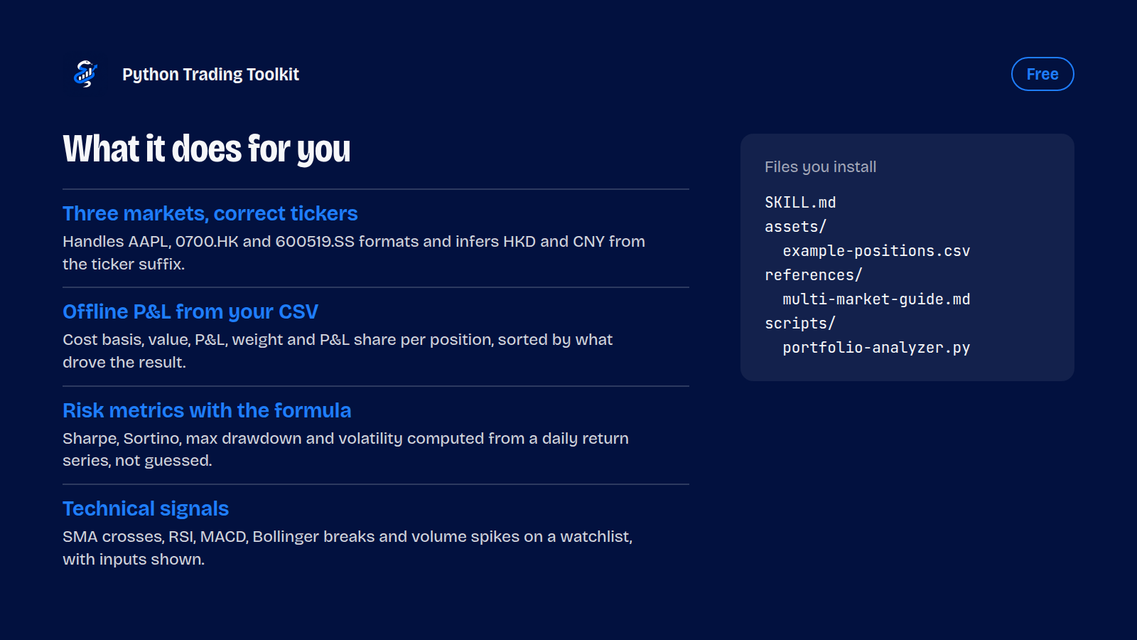 python-trading-toolkit screenshot 2