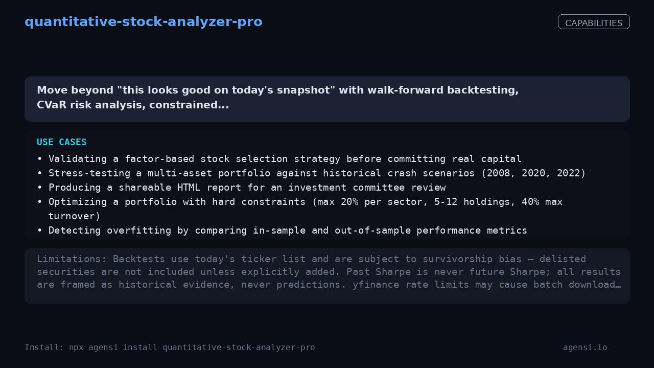 quantitative-stock-analyzer-pro screenshot 2