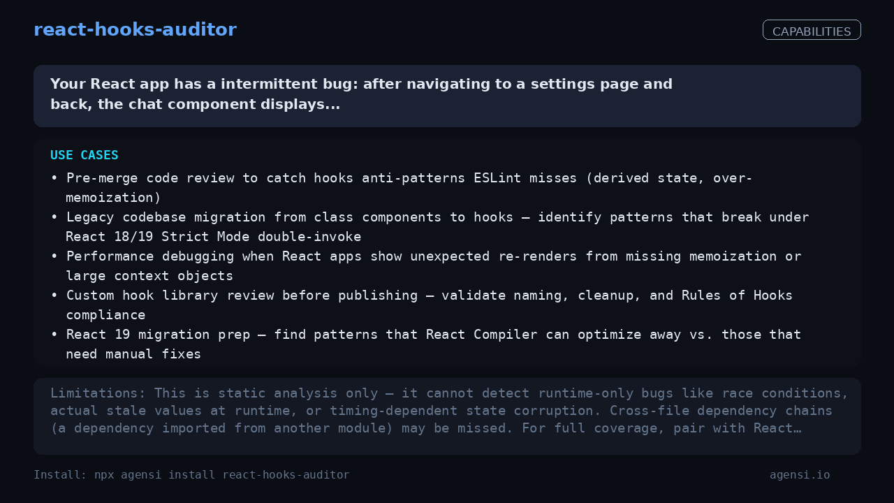react-hooks-auditor screenshot 2