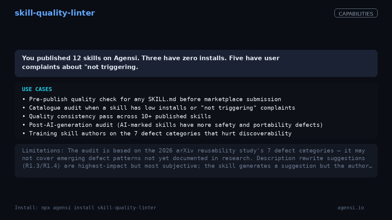 skill-quality-linter screenshot 2