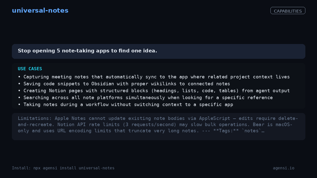 universal-notes screenshot 2
