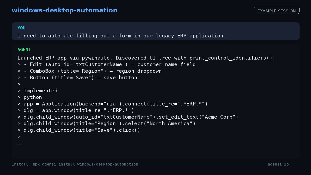 Windows Desktop Automation preview