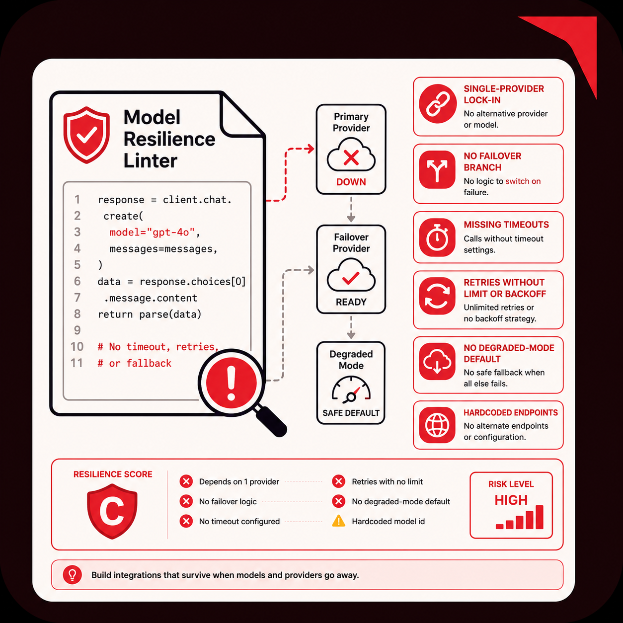 🛡️ Model Resilience Linter