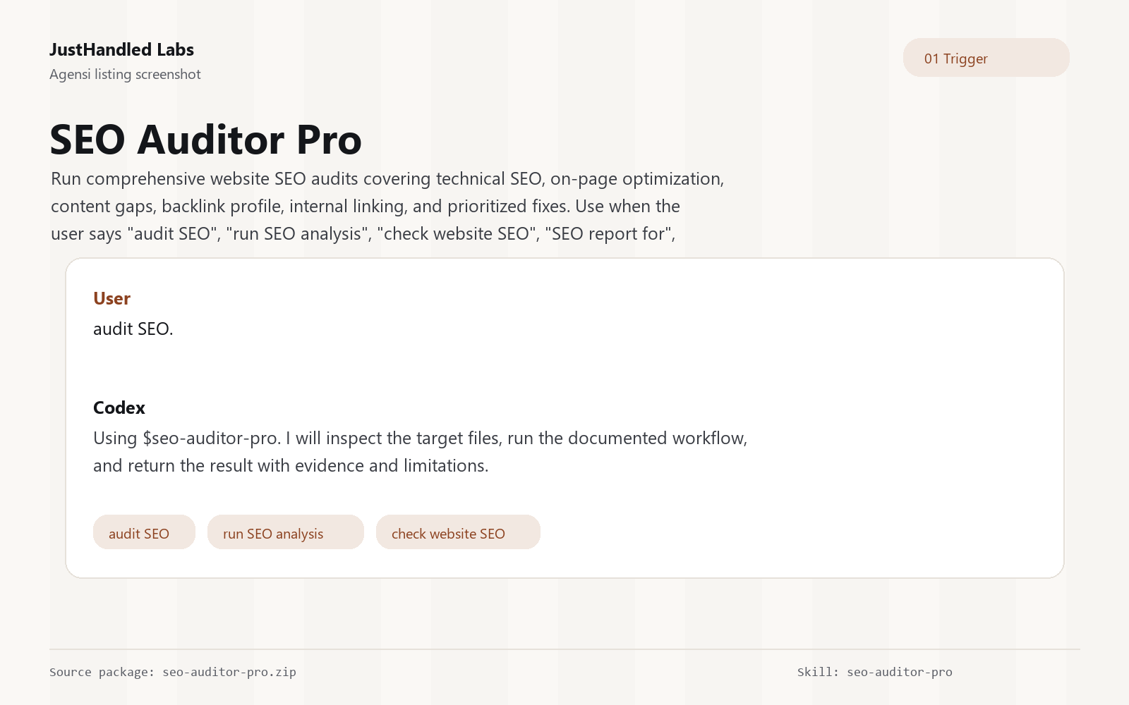 🔍 SEO Auditor Pro preview