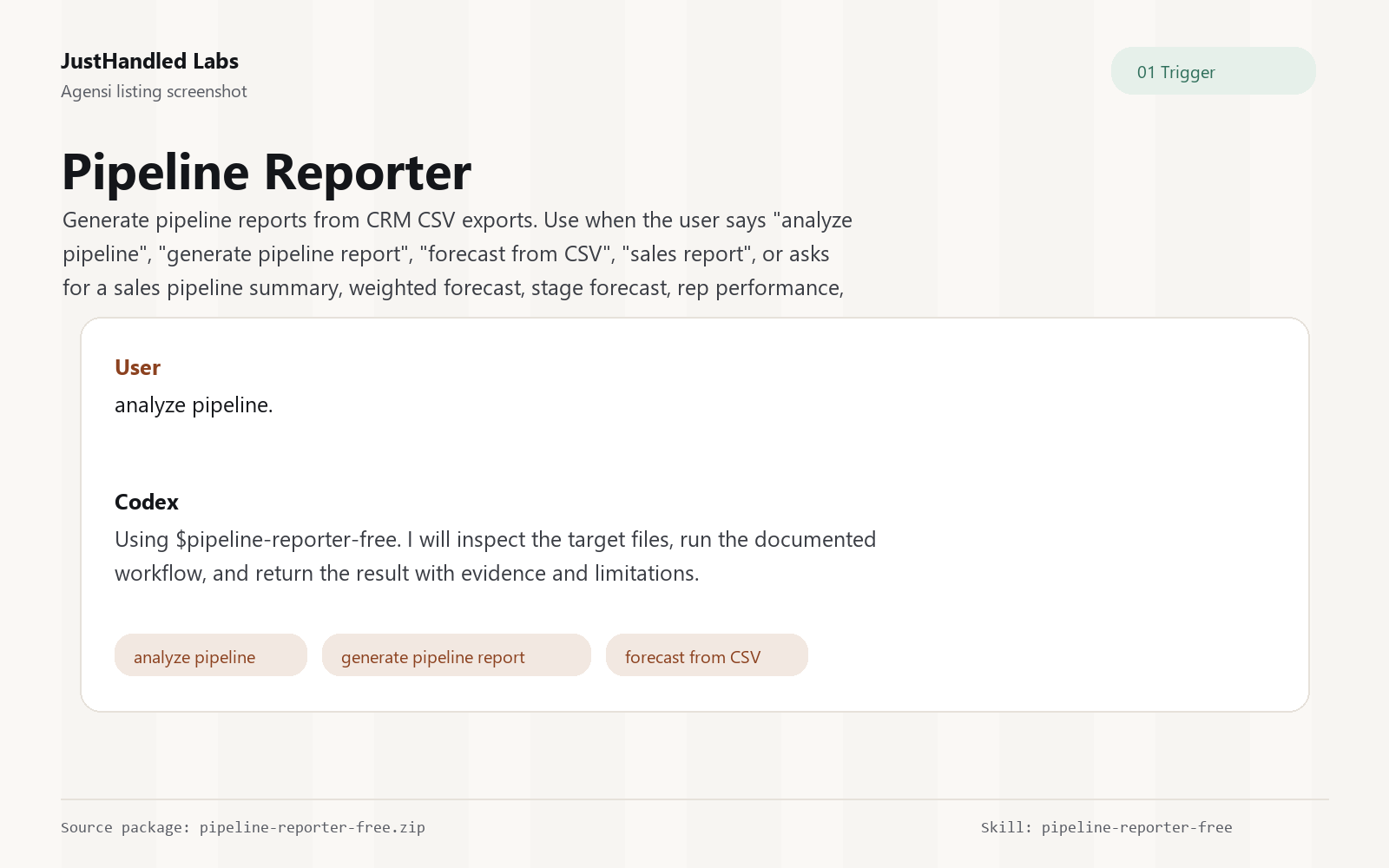 📊 Pipeline Reporter preview