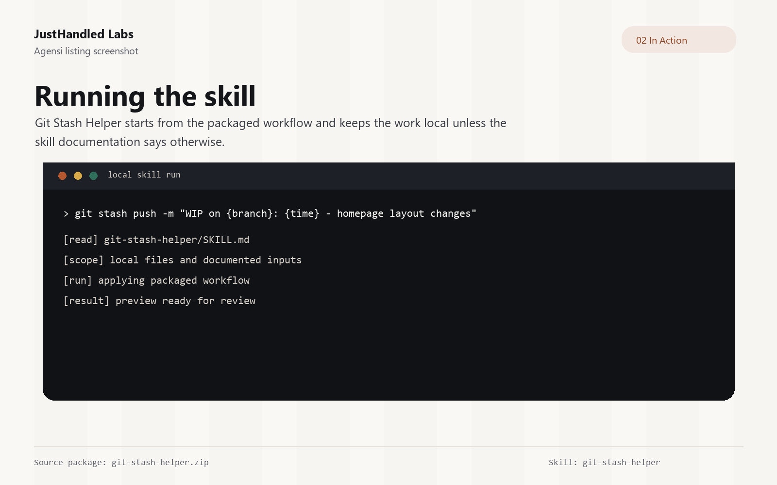 📦 Git Stash Helper screenshot 2