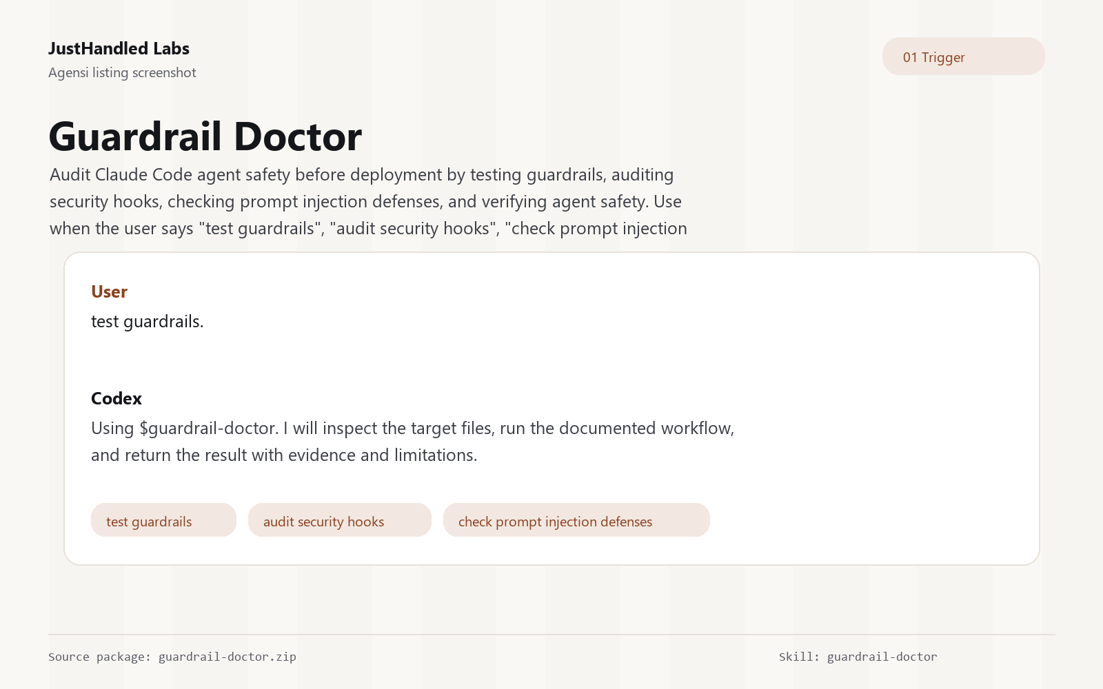 🛡️ GuardrailDoctor preview