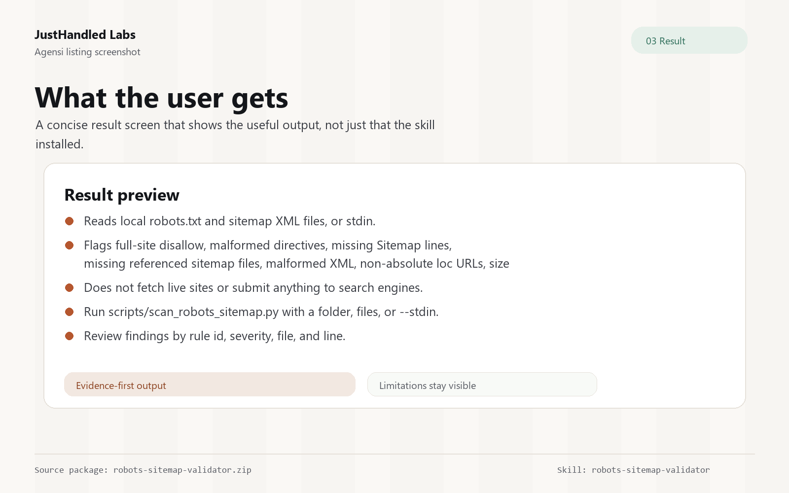 🤖 Robots Sitemap Validator screenshot 3