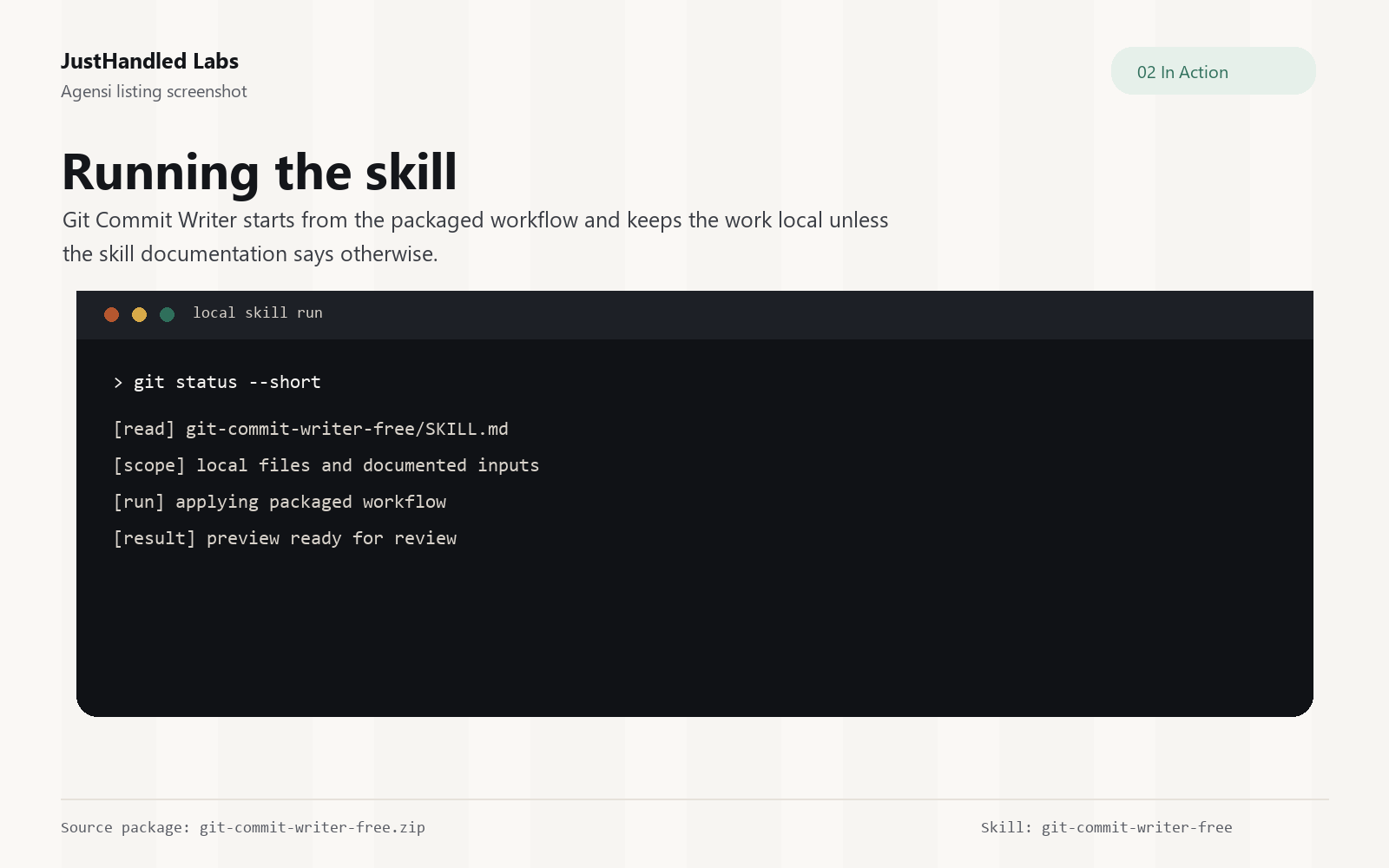✍️ Git Commit Writer screenshot 2