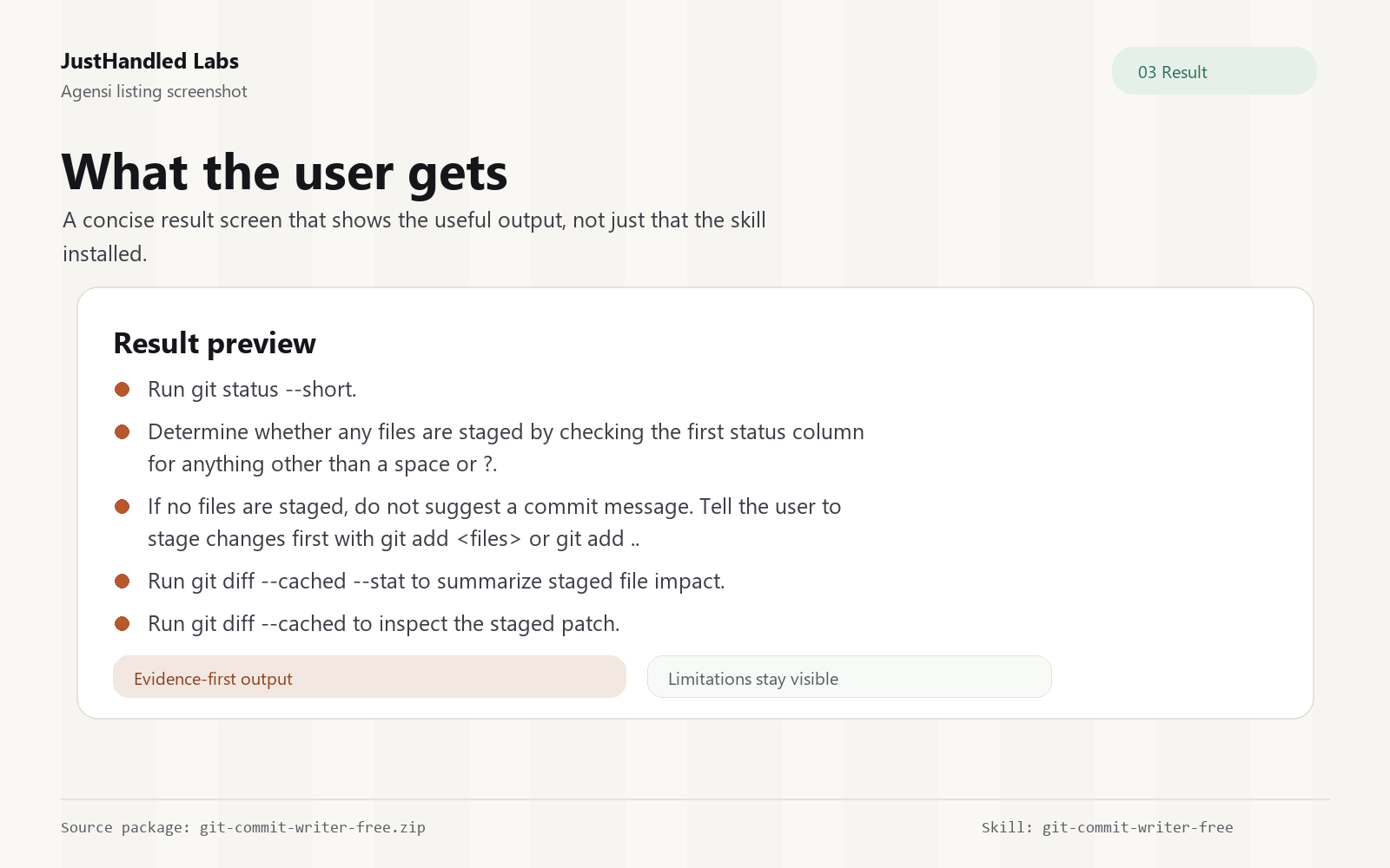 ✍️ Git Commit Writer screenshot 3