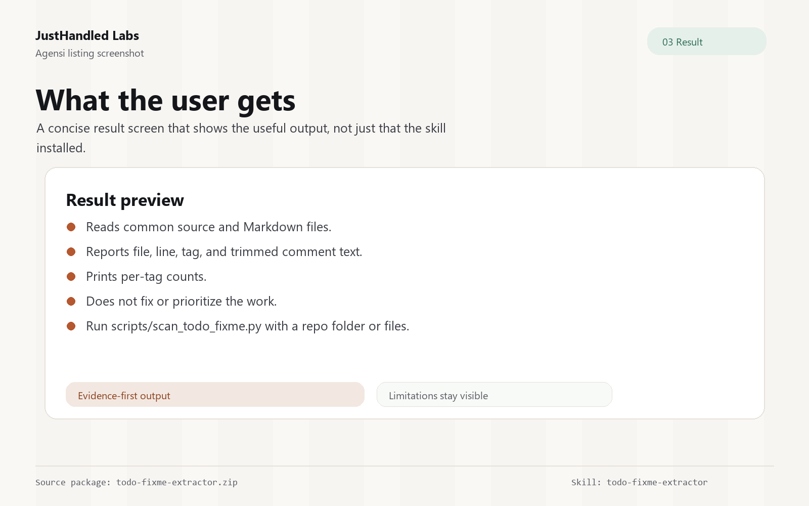 📌 TODO FIXME Extractor screenshot 3