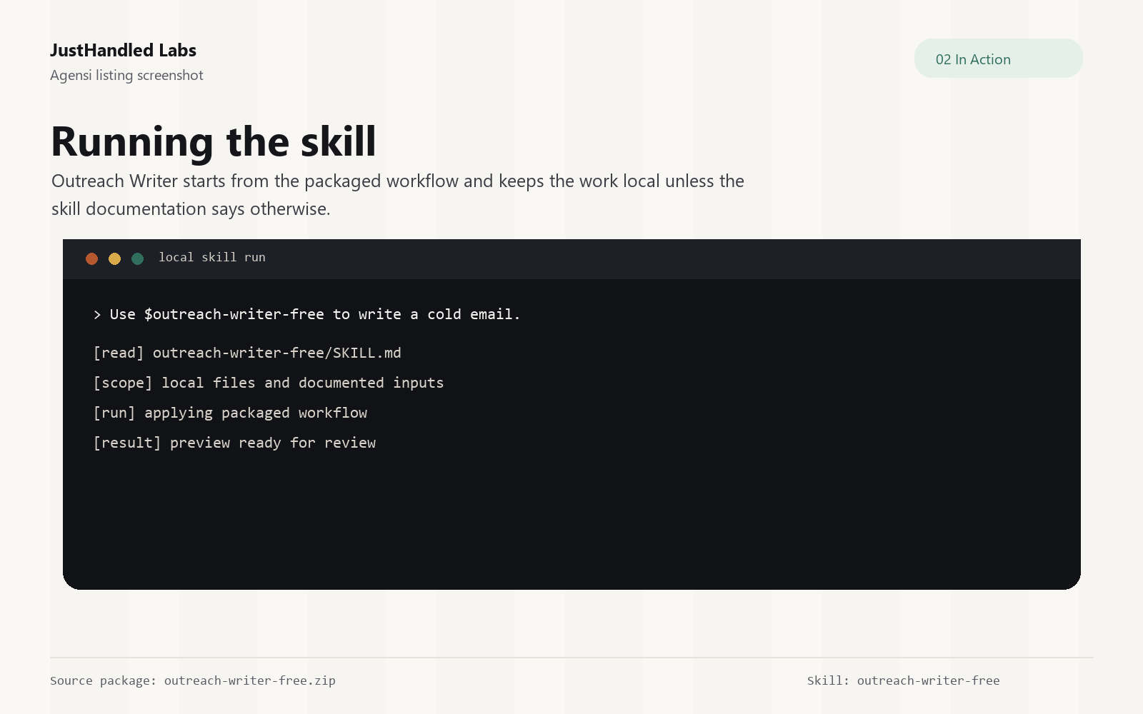 ✉️ Outreach Writer screenshot 2