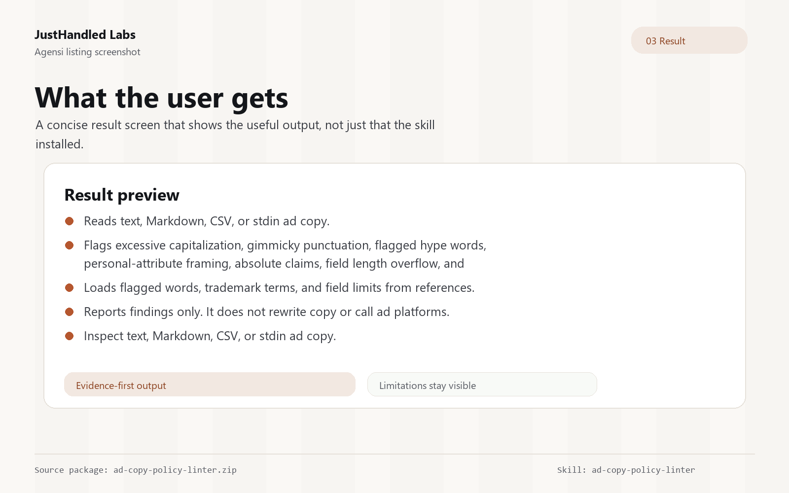 🛡️ Ad Copy Policy Linter screenshot 3