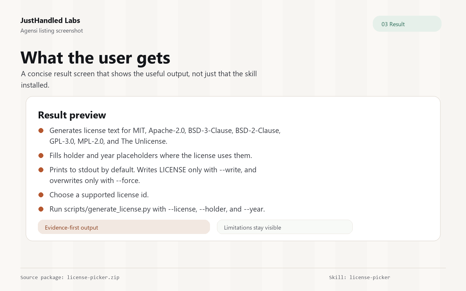 ⚖️ License Picker screenshot 3