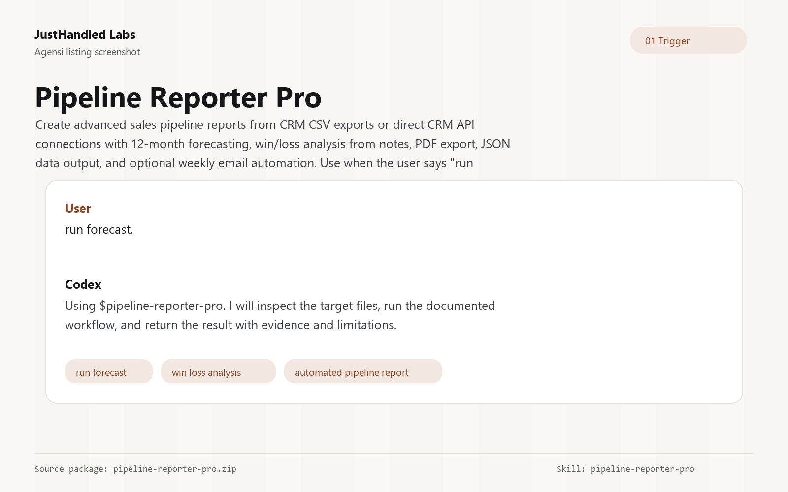 📊 Pipeline Reporter Pro preview