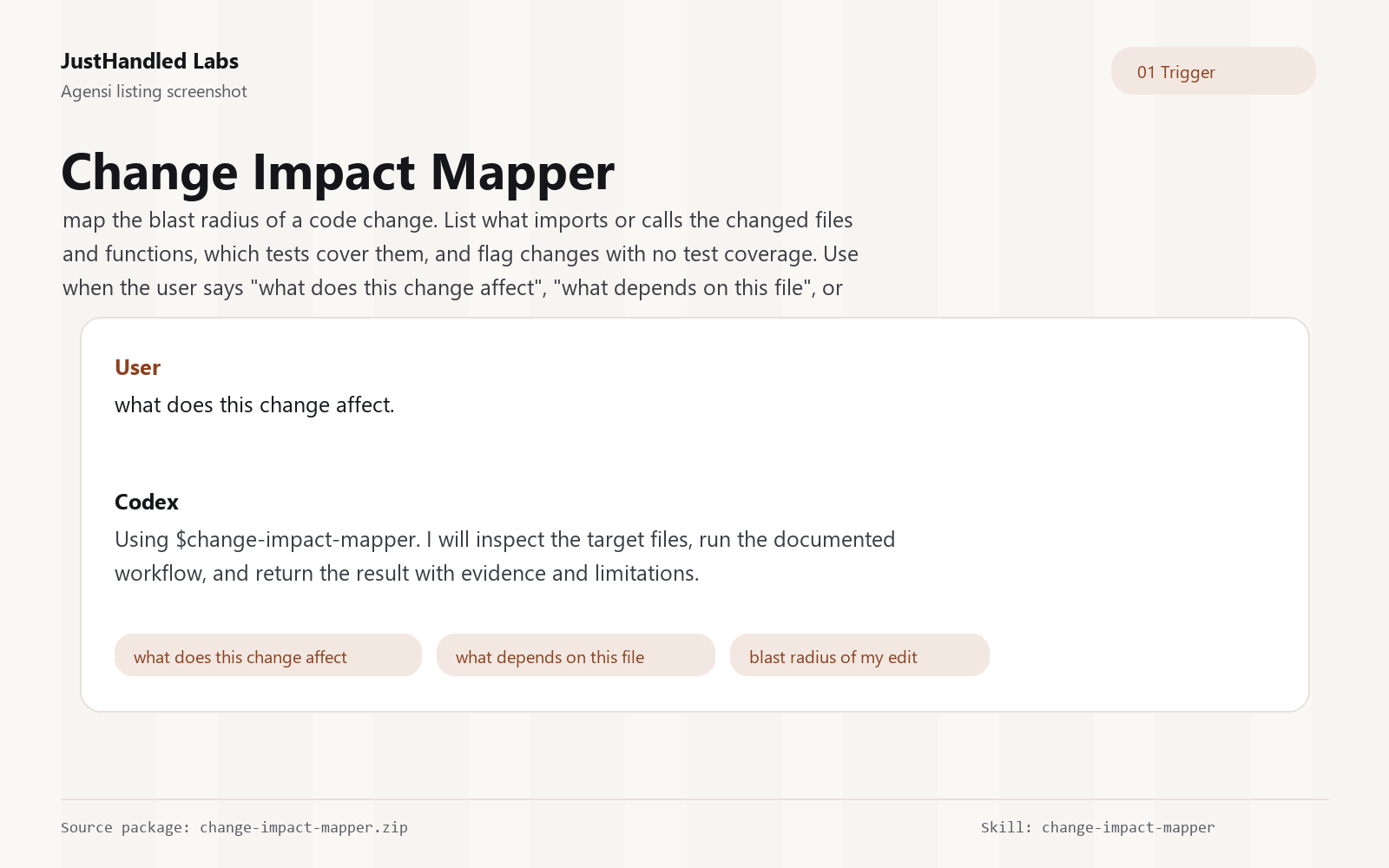 🗺️ Change Impact Mapper preview