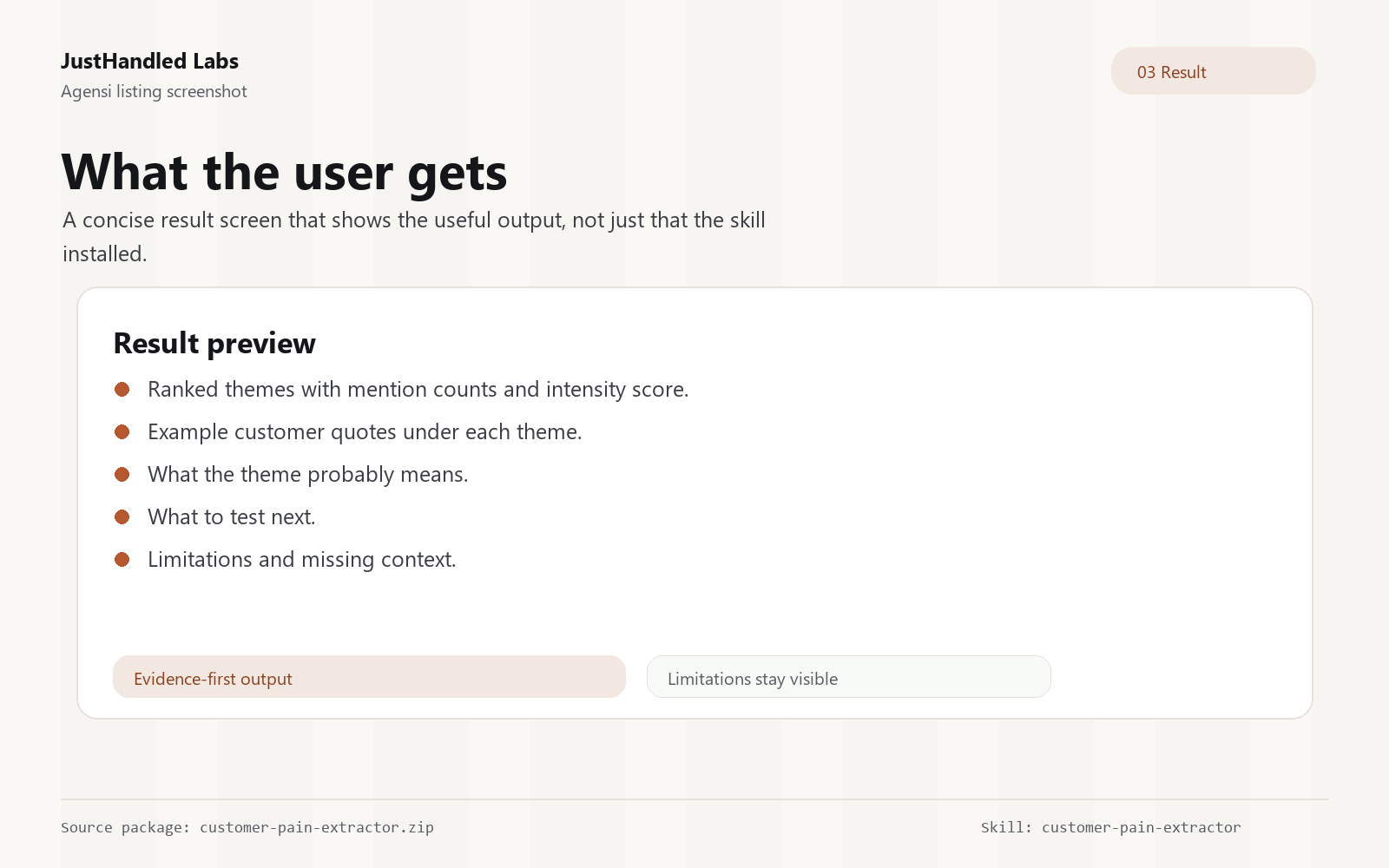 🩹 Customer Pain Extractor screenshot 3