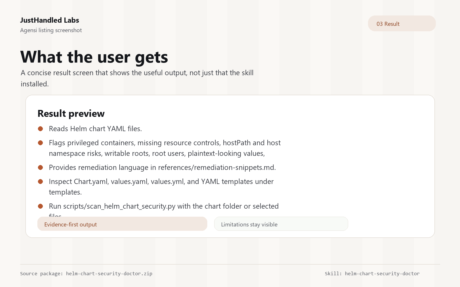 🛡️ Helm Chart Security Doctor screenshot 3
