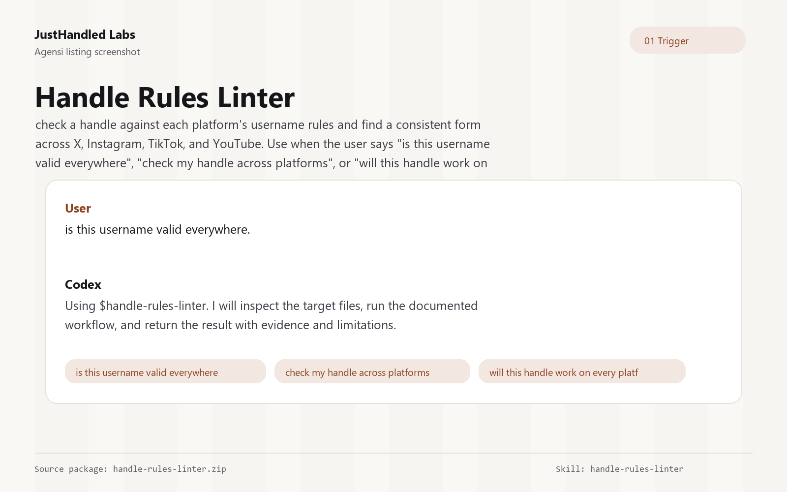 📏 Handle Rules Linter preview