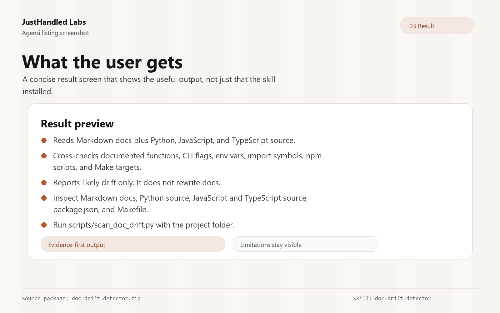 🧭 Doc Drift Detector screenshot 3