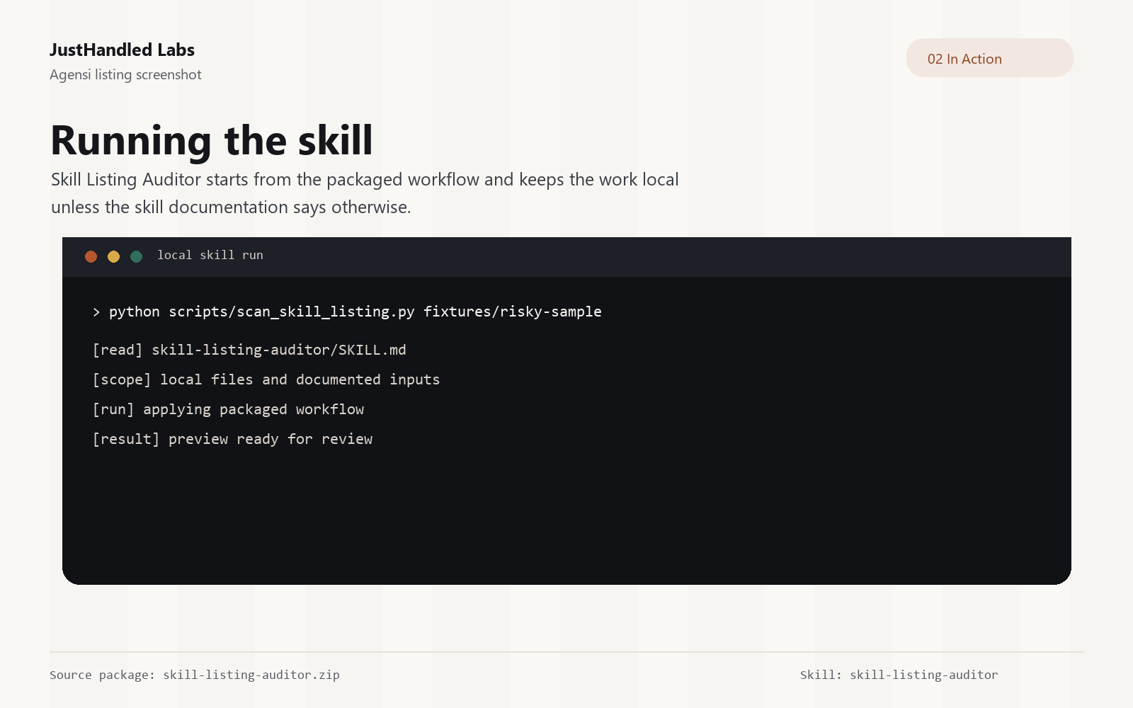 🛍️ Skill Listing Auditor screenshot 2
