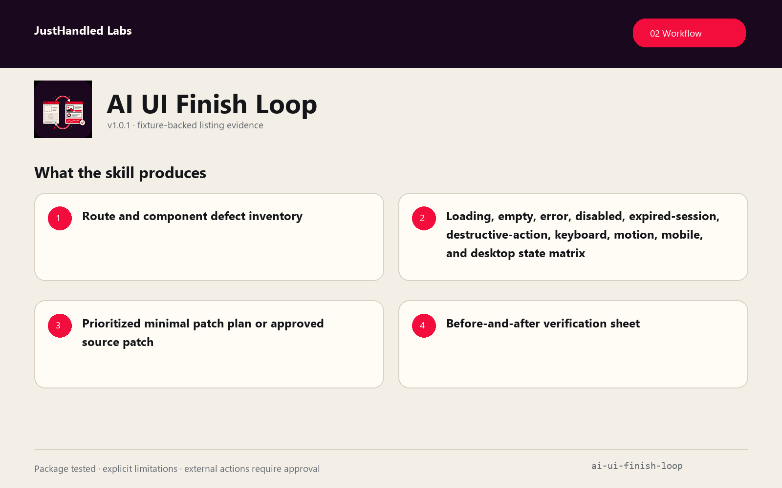✨ AI UI Finish Loop screenshot 2