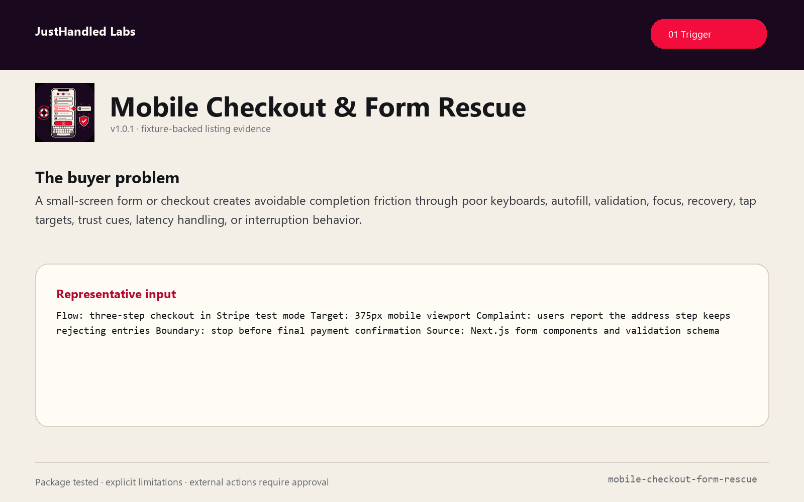 📱 Mobile Checkout & Form Rescue preview