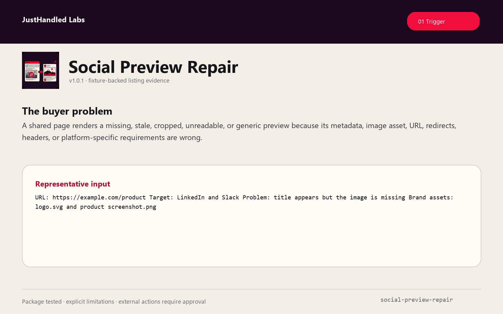 🔗 Social Preview Repair preview