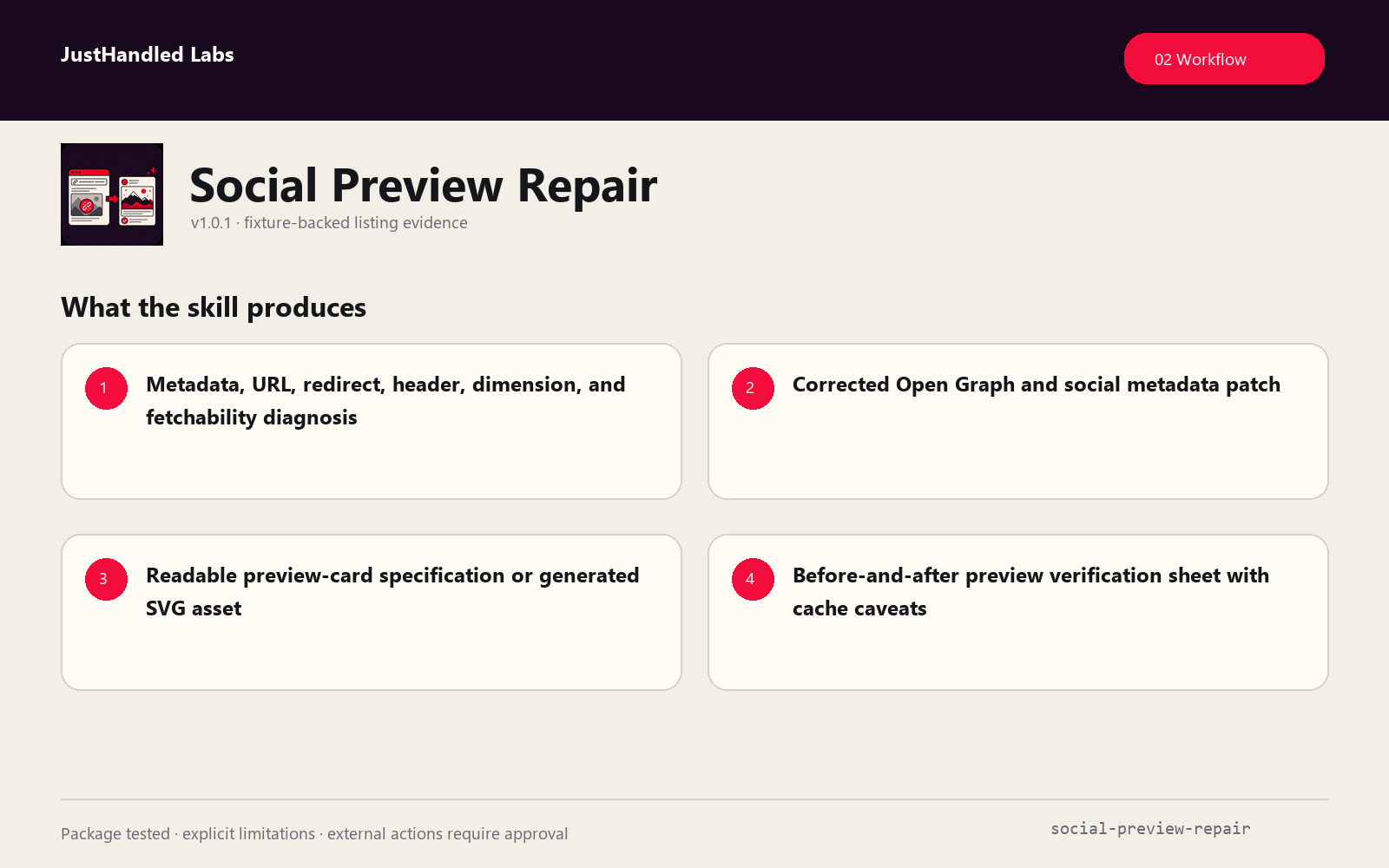 🔗 Social Preview Repair screenshot 2