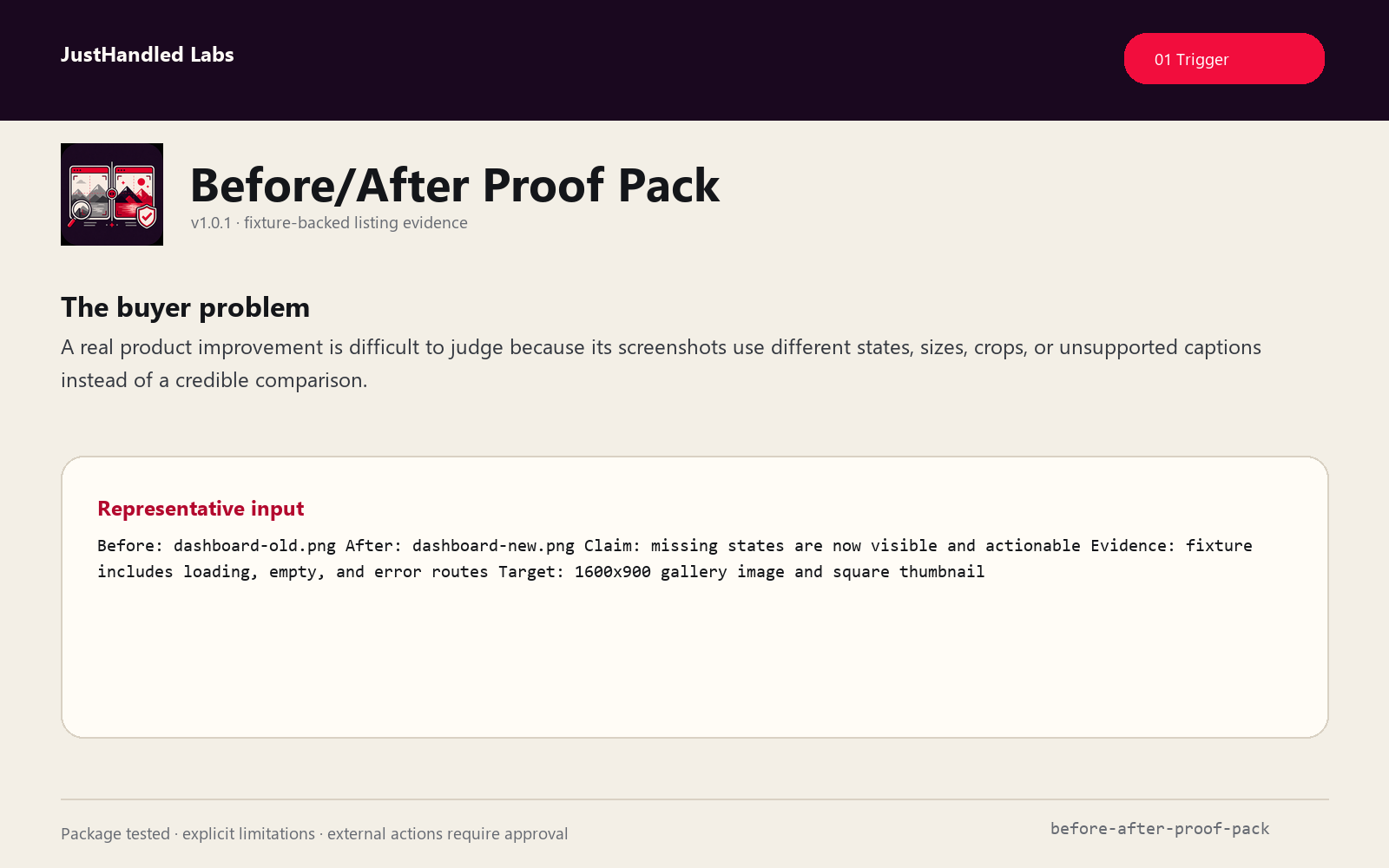 🌓 Before/After Proof Pack preview